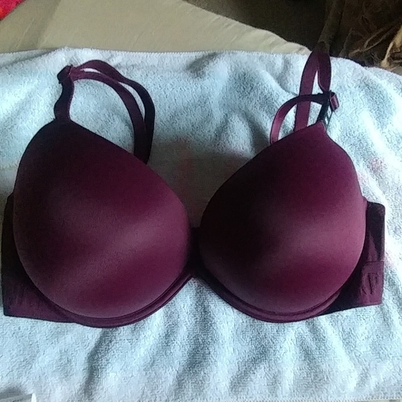 PINK Victoria's Secret Other - Maroon Bra 36 D super push nwt
